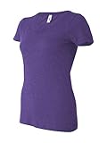 Bella womens Triblend Short-Sleeve T-Shirt(B8413)-PURPLE TRIBLEND-M