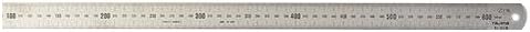 Tajima SSR60MC Stainless Steel JIS-Class 1 Precision Rule, Silver, 600 x 30 mm