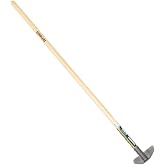 Gempler's 7" Field Hoe with Wood Handle for Weeding and Cultivating, Steel Gardening Tool