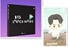 bts lyrics inside (NO CD) Weverse shop official autographed Jung kook QR Code Card