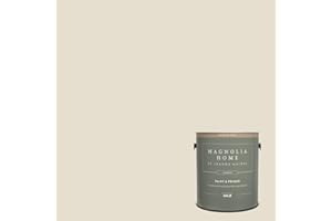 KILZ Magnolia Home by Joanna Gaines Classic Interior Wall, Ceiling, Trim Paint and Primer, Satin Finish, 1 Gallon - CASTLE CREAM