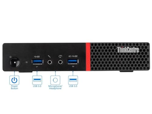 Lenovo ThinkCentre M900 Tiny Desktop, Quad Core i7 6700T 2.8Ghz, 16GB DDR4, 512GB SSD Hard Drive, Windows 10 Pro (Renewed)