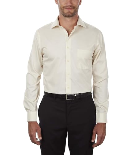 Van Heusen Men's Dress Shirt Regular Fit Flex Collar Stretch Solid