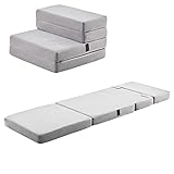 SINWEEK Folding Mattress Folding Sofa 4" Breathable