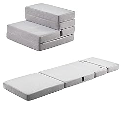 SINWEEK Folding Mattress Folding Sofa 4" Breathable