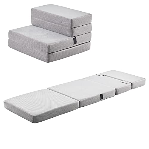 SINWEEK Folding Mattress Folding Sofa 4" Breathable