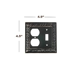SleekLighting | Beveled Aged Bronze Wall plates