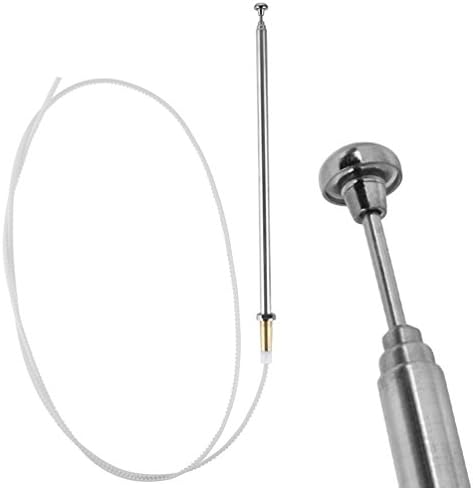 Yeefant OEM Replacement Car Radio Power Antenna Mount Outdoor Vehicle for Mercedes-Benz W124 W126 W201 C107 R107, Silver