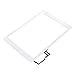 Monstleo White Digitizer Touch Screen Outer Glass Panel for iPad Air 5th Gen Generation Bundle with Home Button Flex Cable Assembly, Tools and Adhesive Tape