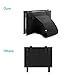 COOAU Car DVD Player Headrest Mount Holder Durable Car Back Seat DVD Strap Case for 10-10.5 inch Swivel & Flip Portable DVD Players