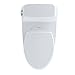 TOTO MS854114EG#01 Eco Ultramax Elongated One Piece Toilet with Sanagloss, Cotton White