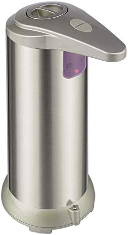 Yesjoy Kitchen Soap Dispenser, Automatic Liquid Dish Hand Soap Dispenser Stainless Steel, Touchless Motion Sensor Soap Pump for Bathroom Countertop