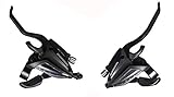 INKE Shimano ST-EF500 3x7 Speed Shifter MTB Bike Brake Lever Combo (1 Pair,2-Finger)