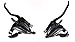 Shimano ST-EF500 3x7 Speed Shifter MTB Bike Brake Lever Combo with Inner Shift Cables (1 Pair,2-Finger)