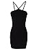 TAM Ware Women's Stylish Slim Fit Adjusted Spaghetti Strap Body-con Tank Mini Dress