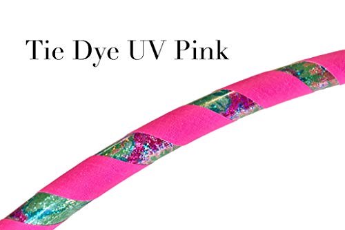 SpinMajik Kids Hula Hoop (Tie Dye UV Pink, Medium (32