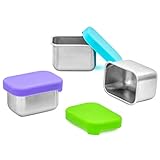 WeeSprout 18/8 Stainless Steel Condiment Containers