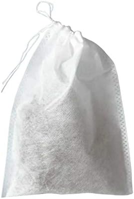Disposable Cold Brew Coffee Bag, Self Fill Teabags, Filter Sock Infuser for Mason Jar Pitcher French Press Brewing Bags 50pcs 15x20cm