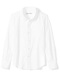 Camisa Oxford uniforme de manga larga para niños de   Essentials