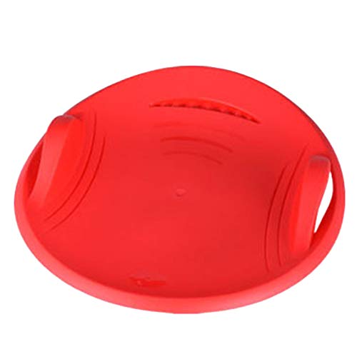 Alapaste 22.5 Inch Snow Sled Round Thick Winter Plastic Saucer for Kids and Adults