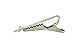 Religious Silver Toned Cross Tie Clip for Boys and Men, 1 1/2 Inch