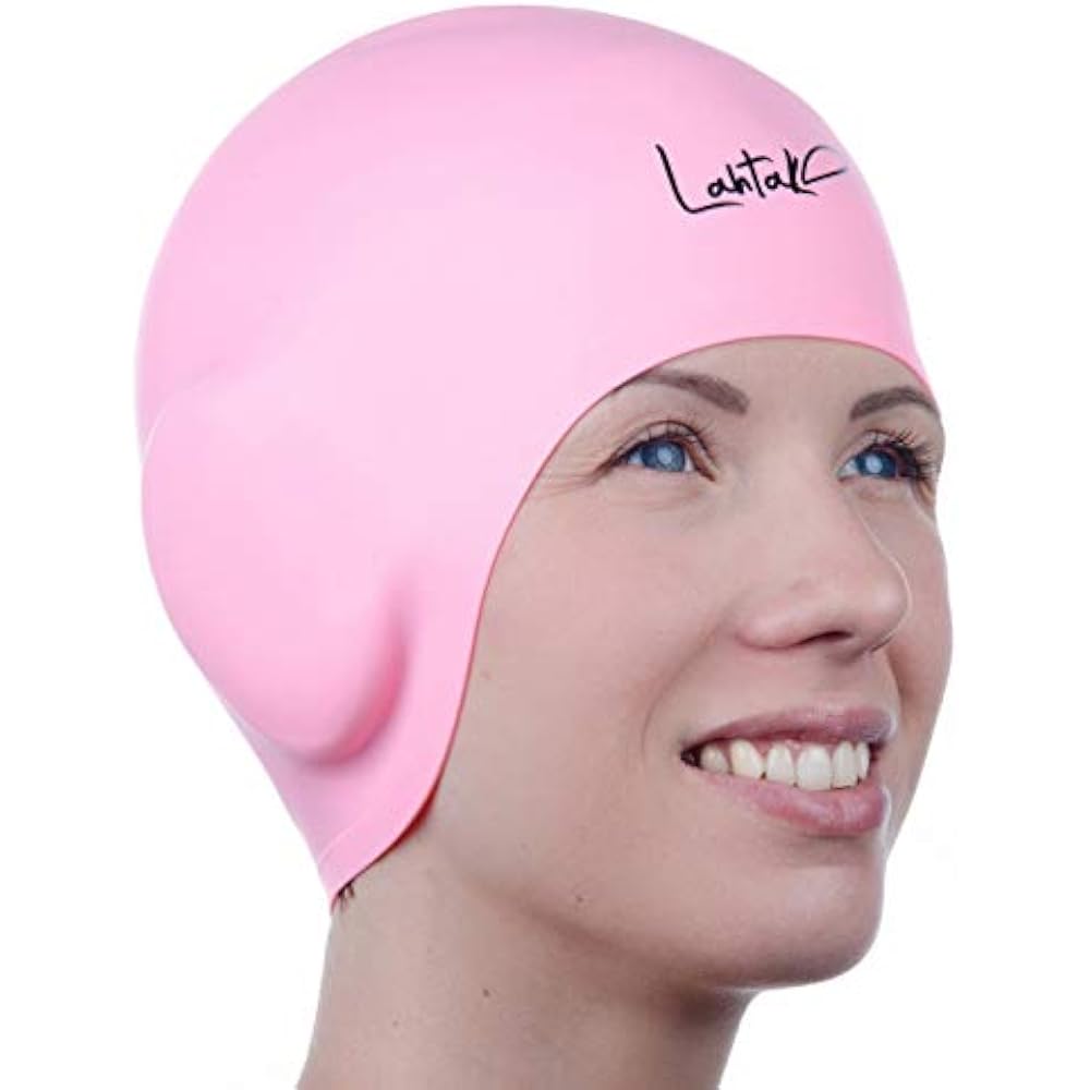 Swim Caps Ear Protection 3d Swimming For Women Men Silicone