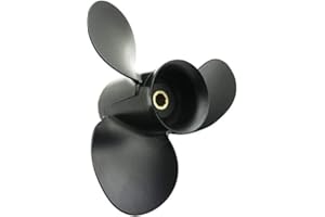 Ayaksmi Jason Marine OEM Grade 9 x 9 Aluminum Outboard Propeller fit Mercury Engines 9.9-15HP, Hub Kits Installed, Ref No.48-828156A12, 8 Spline Tooth, RH
