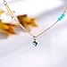 Zoestar Evil Eyes Pendant Necklaces Cross and Turquoise Chain Necklace Fashion Jewelry Accessories for Women and Girls