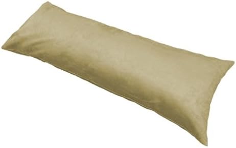 100% Microsuede Body Pillow Case/Cover Protector 20x54 -Heavy Duty (54", Khakie)