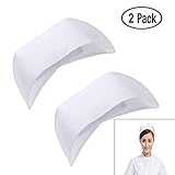 BinaryABC Nurse Hat Cap Headband Cosplay Hat Costume Funny Party Hats Accessories 2pcs(White)