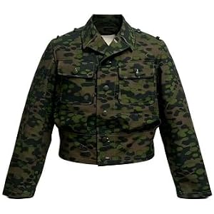 WW2 German Elite Spring poly spot camo M44 Field Jacket