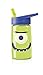 Crocodile Creek Kids Eco Alien Flip Straw Tritan Drinking Bottle, Green, 7