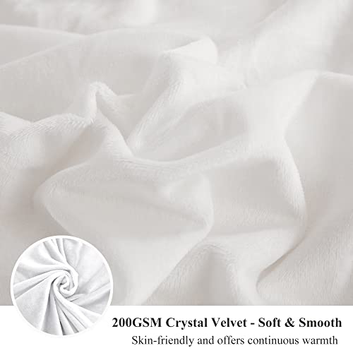 XeGe Plush Shaggy Duvet Cover, Luxury Ultra Soft Crystal Velvet Fuzzy