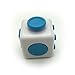 Maggift Fidget Cube Dice toy Stress Cube relieve Anxiety (White-Blue)