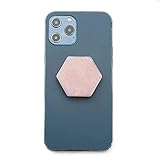 BeLuxe Wellness–Hexagon Rose Quartz Phone