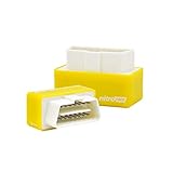 Outzone Nitro OBD2 Performance Chip Plug and Drive Tuning Power Box for Gasoline Petrol Car, Yellow - More 35% Power and 25% Torque