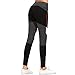 Oksale Womens Mesh YOGA Running Sport Pants High Waist Workout Leggings Fitness Trousers (XL, Gray)