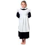 White Pinafore/Smock. One Size 3-9 Years. (Includes white smock only)