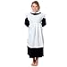 White Pinafore/Smock. One Size 3-9 Years. (Includes white smock only)