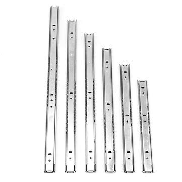 2pcs 27mm Ball Bearing Drawer Runners Slides Full Extension Slide