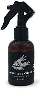 Hemlock Park Bathroom &amp; Toilet Spray | Pure Essential Oils Naturally Stop Odors (Rosemary Citrus, 4 oz. Spray)