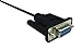 CERRXIAN 1 ft 90 Degree USB Type A 2.0 Female to RS232 DB9 Female Serial Adapter Cable Compatible with Windows 10, 8, 7, Linux and so on
