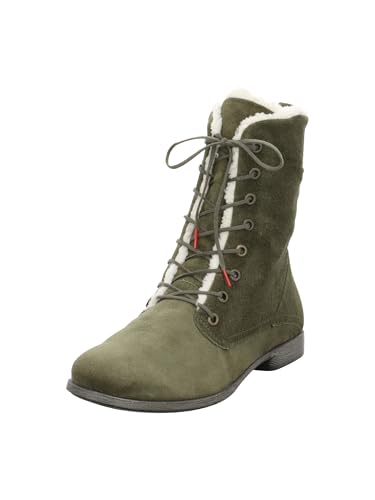 Think! Women's Ankle Boot, Olive 7000, 11 at Amazon