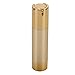 Rocutus 3pcs/set Empty Airless Cosmetic Bottle Plastic Pump Container for Travel (gold)