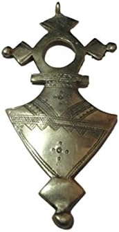 Handcrafted African Tuareg Berber Cross Pendant Niger Ethnic Tribal Jewelry