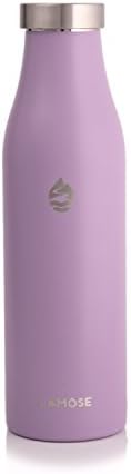 LAMOSE Robson Insulated Bottle | Stainless Steel Sports Water Bottle, BPA Free, Steel Lid, No Plastic, Dishwasher Safe, Perfect Healthy Lifestyle Gift (Lavender, 21 oz)