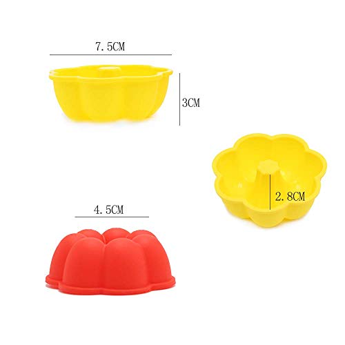 1 24Pcs+Silicone+Baking+Flower+encounter