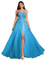 Beading Tulle Prom Dresses 2025 with Pockets
