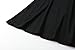 LARACE 3/4 Sleeve Shirts for Women Plus Size Tunic Dressy Top Loose Fit Flare T-Shirt(1X, Black)
