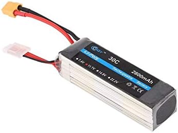 mimagogo 11.1V 2800mAh 30C XT60 Plug Li-poly Rechargable Battery 8034106B for RC Drone